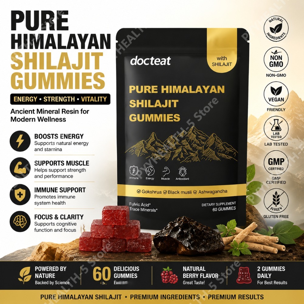 Herbal Wellness In - Docteat Gummies de Shilajit Pur de