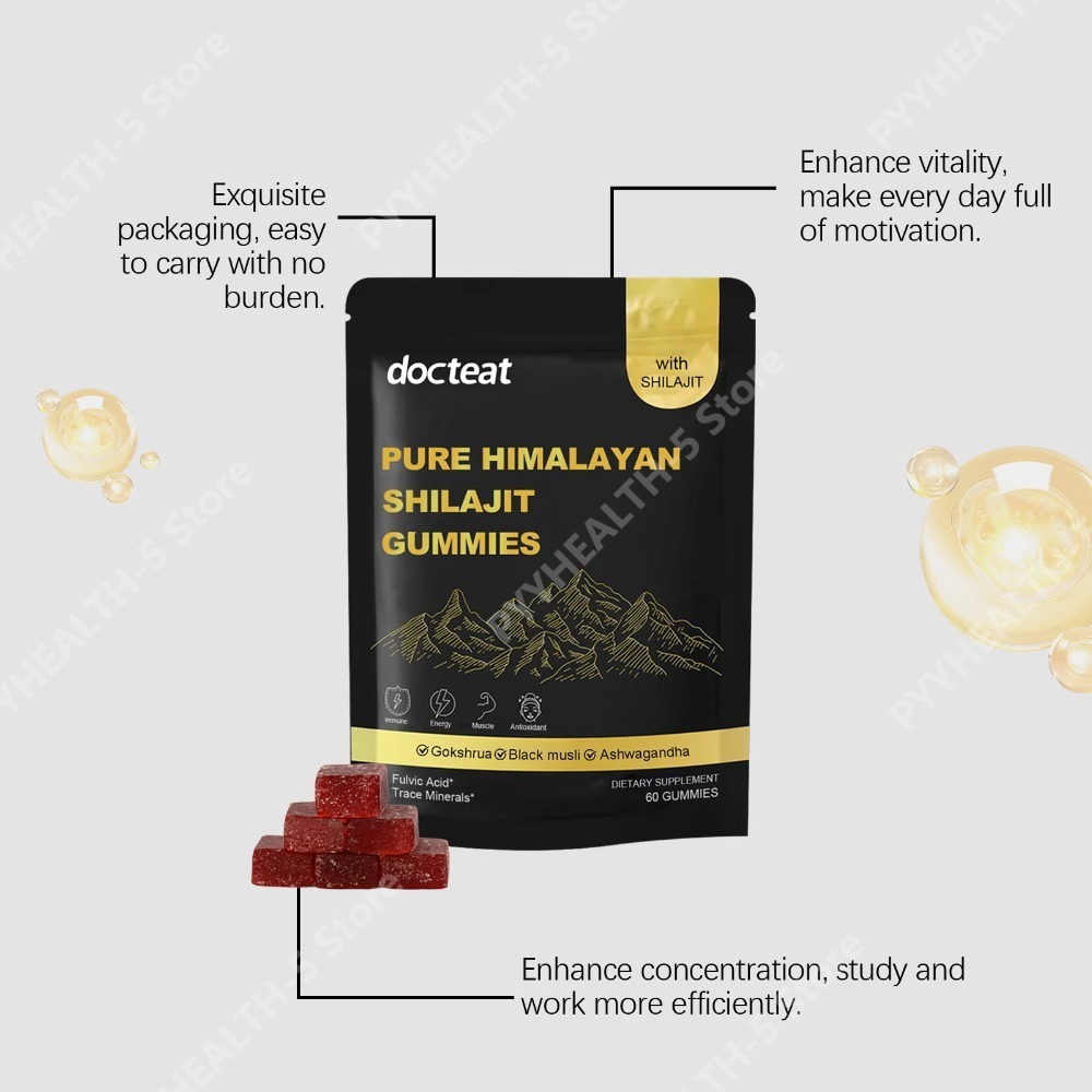 Docteat Gummies de Shilajit Pu - Herbal Wellness In avis et prix