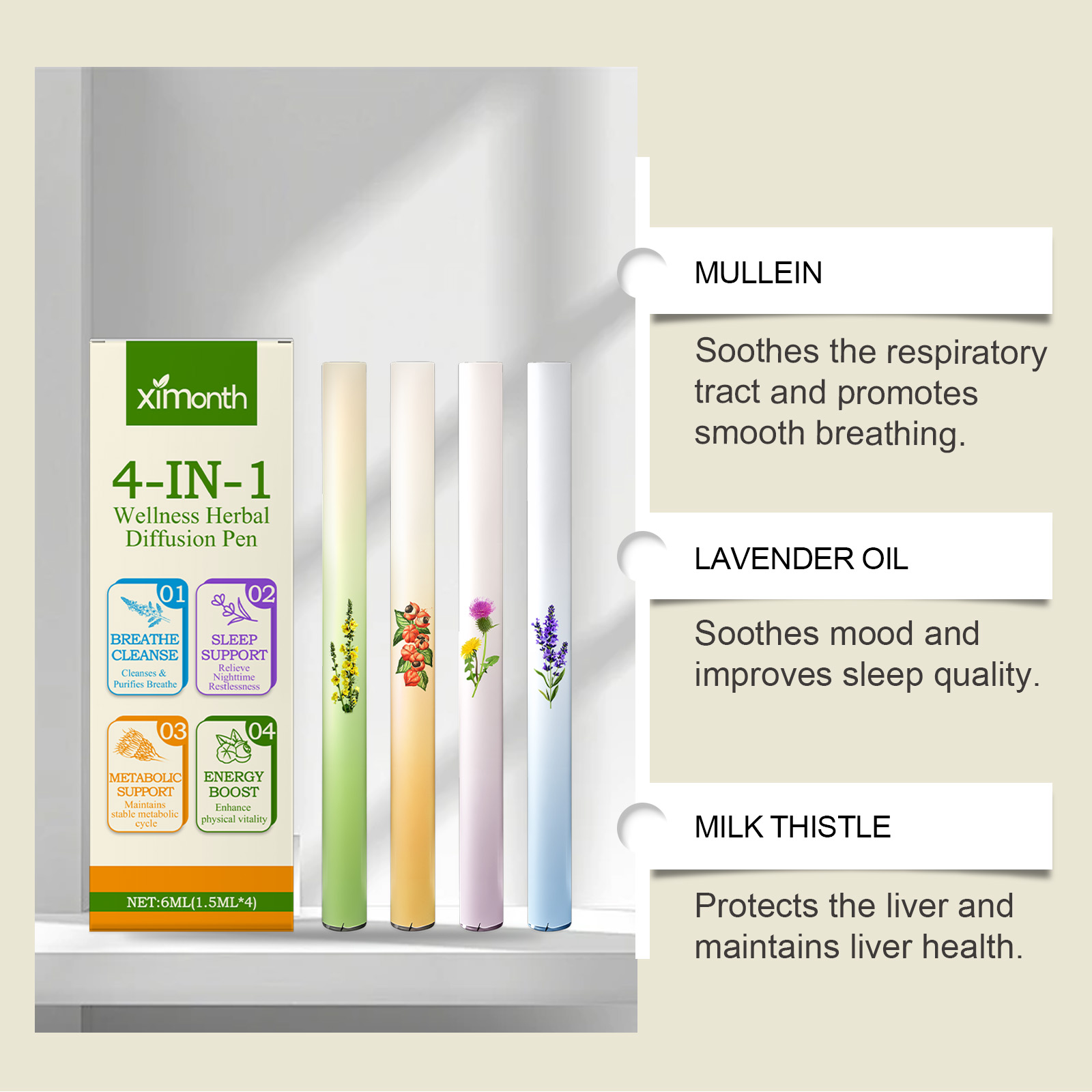 Bâton combiné d'énergie à base - Herbal Wellness In avis et prix