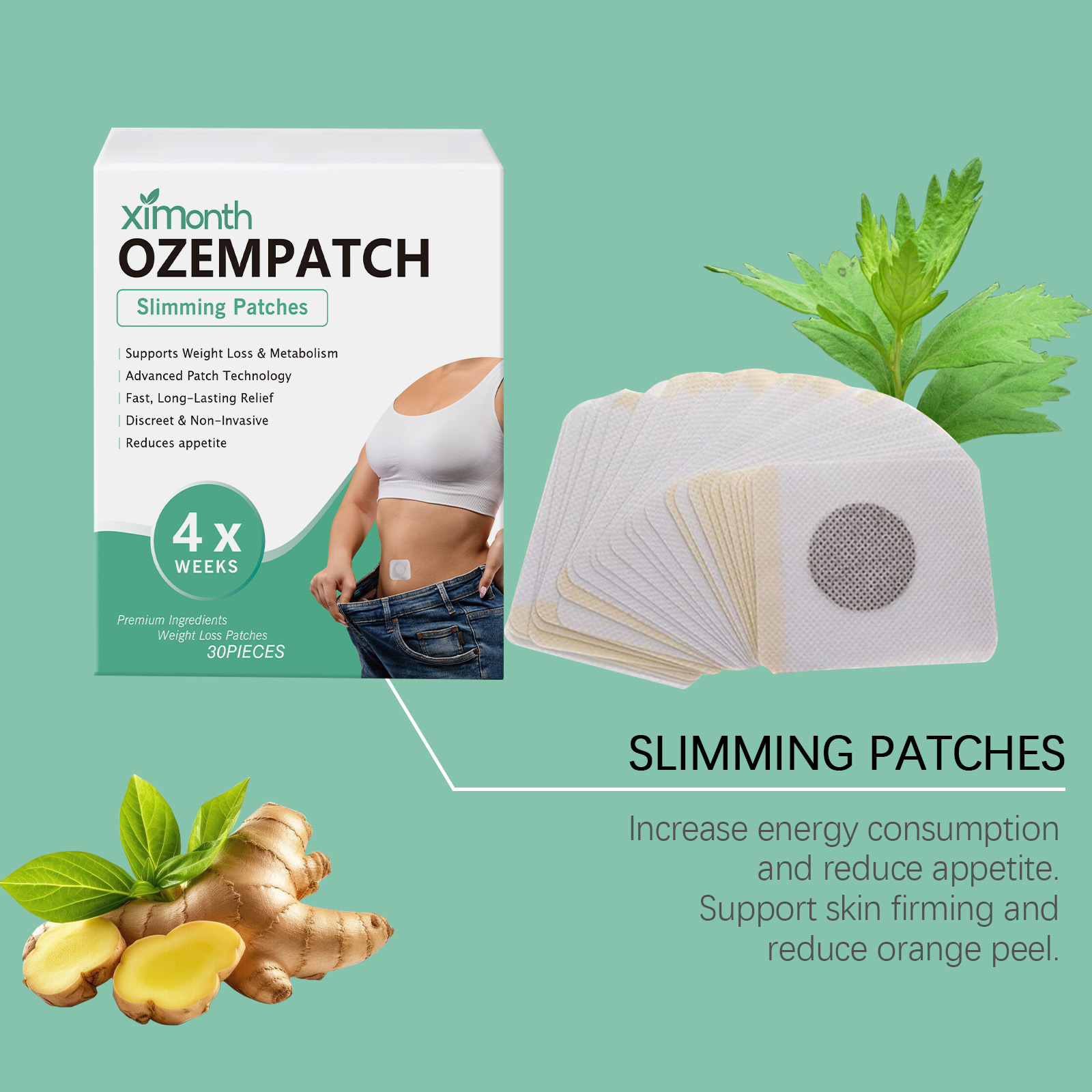 Patchs Amincissants Ximonth :  - Herbal Wellness In avis et prix
